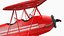Biplane Red model