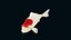Carpa koi animada