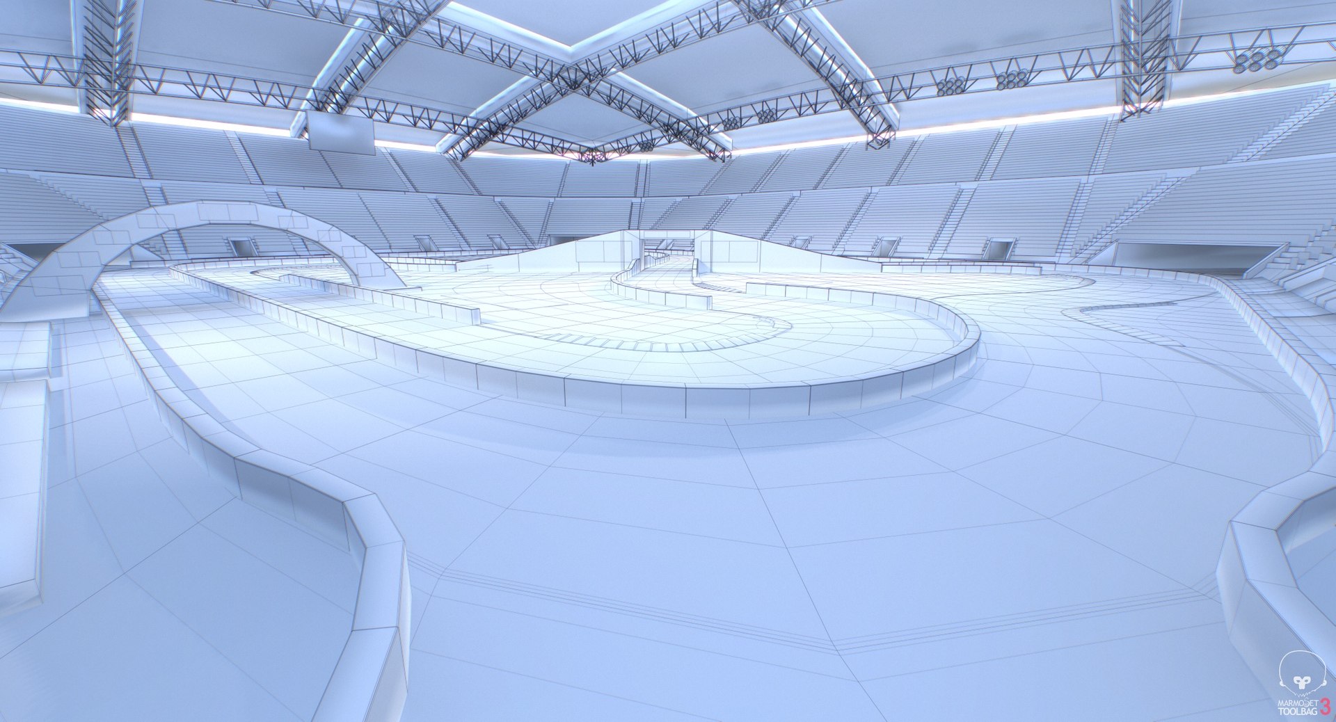Stadium Race Track Model - TurboSquid 1597743