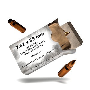 Ammunition Box 7 62x39 model