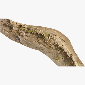 Rough Cliff Formation- 3D PBR Model model