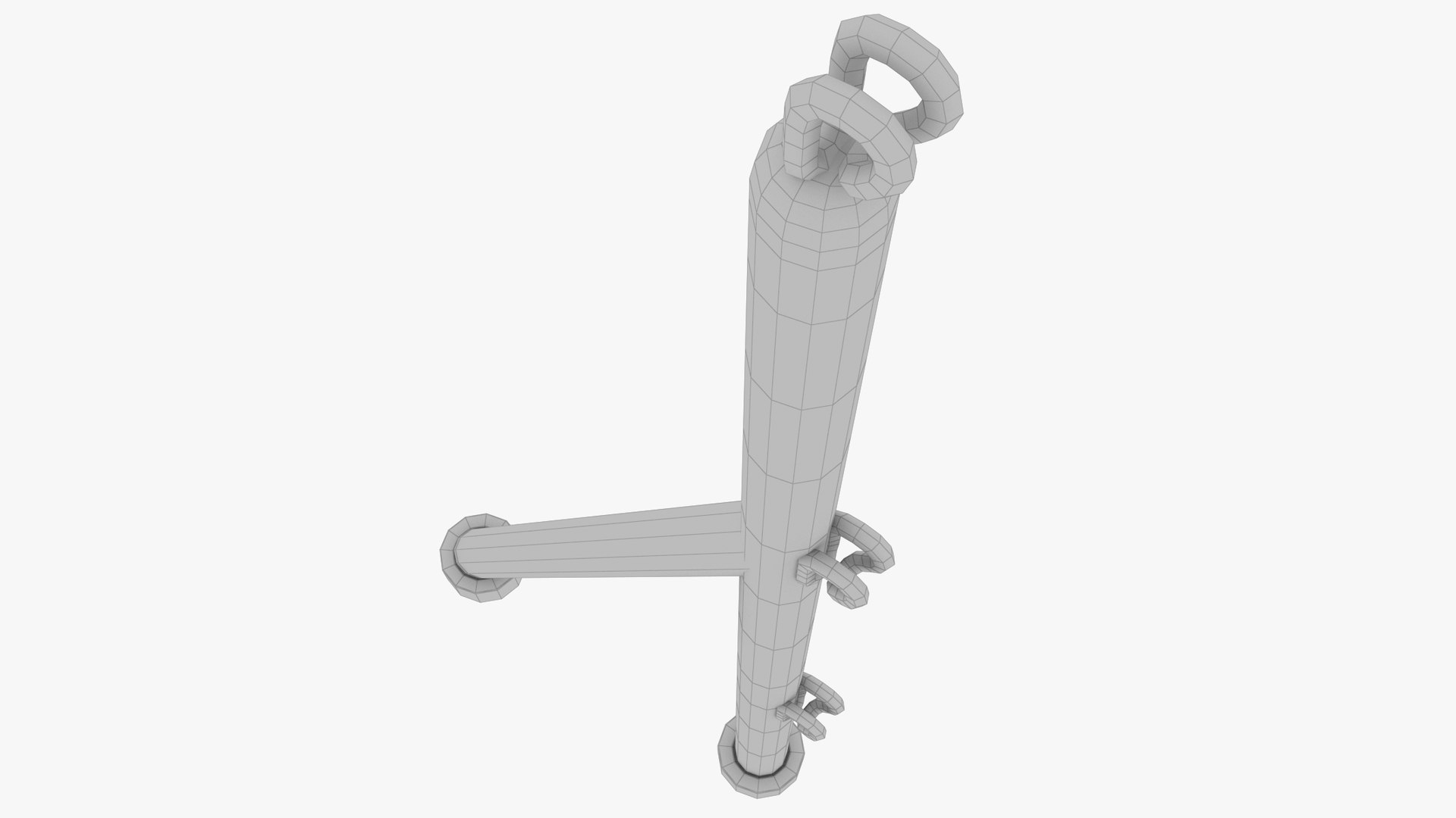 3D Model Ship Handrails Post V2 - TurboSquid 2104447