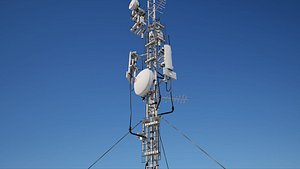 3D model Rooftop Antenna