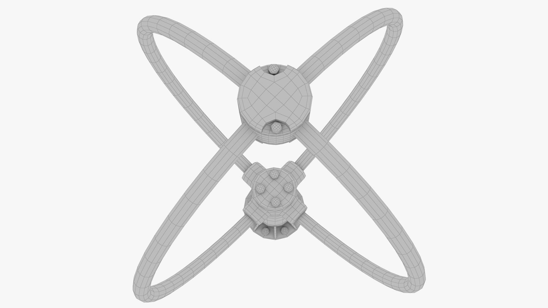 Double Loop Antenna 3D TurboSquid 2115074