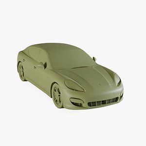 3D Porsche Panamera 2009 model