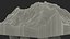 Miniature Everest Mountain on Sculptural Stand
