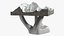 Miniature Everest Mountain on Sculptural Stand