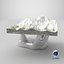 Miniature Everest Mountain on Sculptural Stand