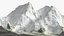 Miniature Everest Mountain on Sculptural Stand
