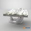 Miniature Everest Mountain on Sculptural Stand