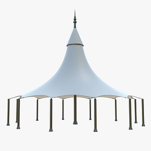 3D model Tensile Structure Tent