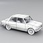 Niedriges Poly VAZ 2103 Auto