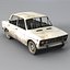 Niedriges Poly VAZ 2103 Auto
