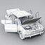 Niedriges Poly VAZ 2103 Auto