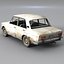 Niedriges Poly VAZ 2103 Auto