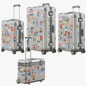 RIMOWA Stickers collection  Single and City Stickers design