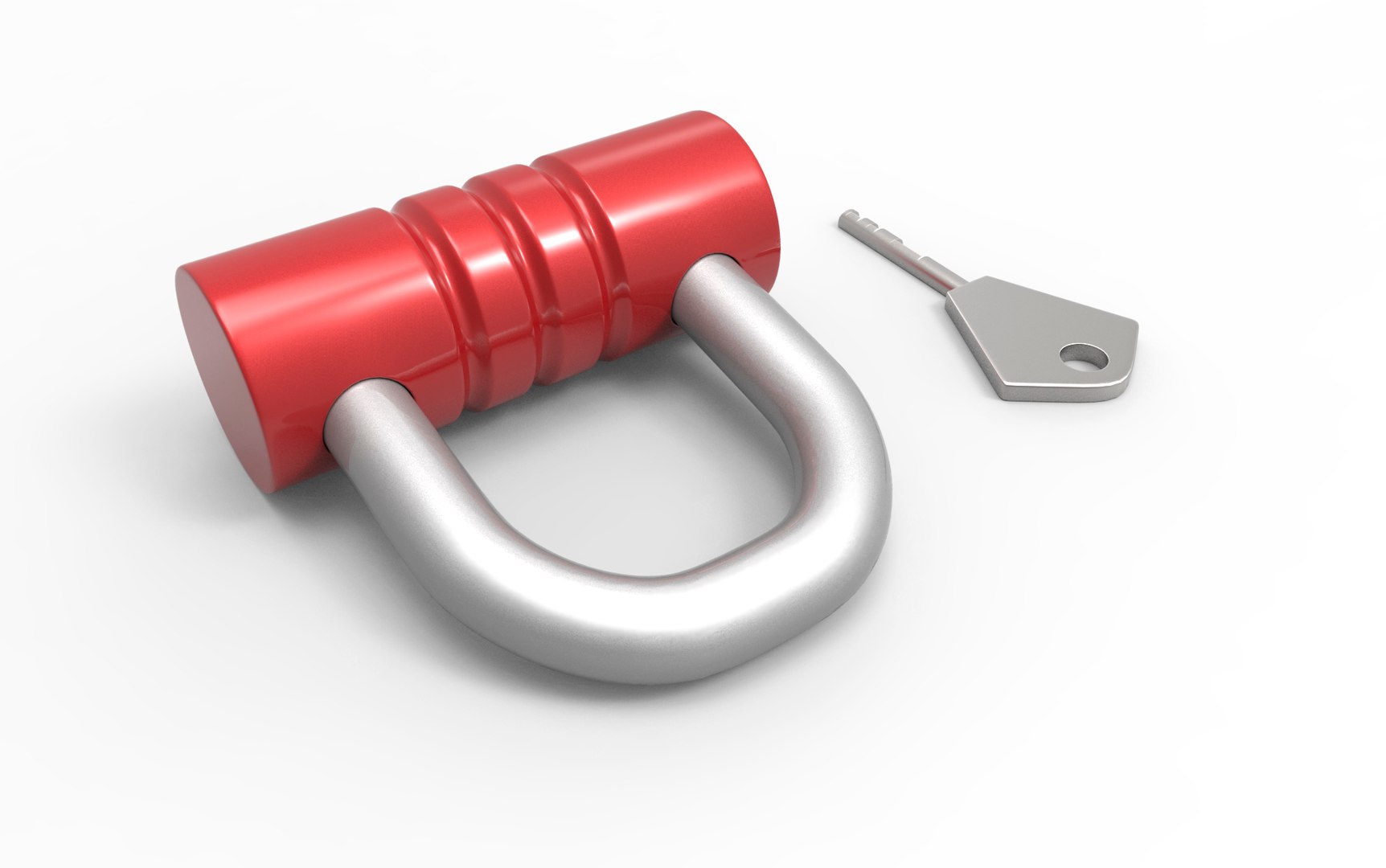 3D Model Realistic Padlock Keys - TurboSquid 1297745