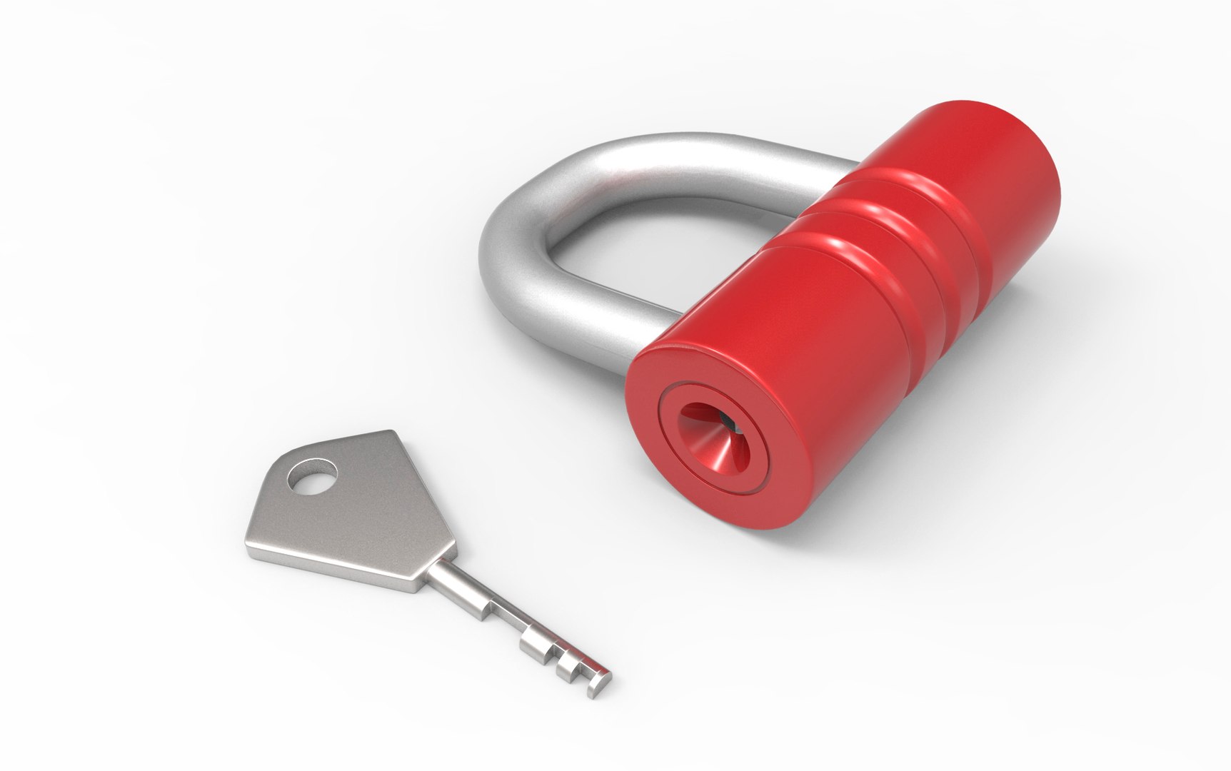 3D Model Realistic Padlock Keys - TurboSquid 1297745