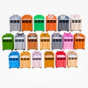 Cartoon Changing Table Pack 01