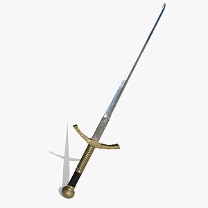 14th Century  Two Handed Sword 3D model