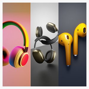 Ultimate Audio Devices Collection 3D model