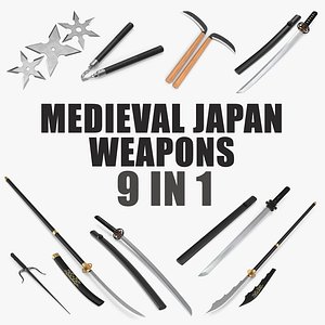 Medieval Japan Weapons Collection