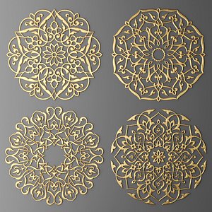Rosette Round Molding set