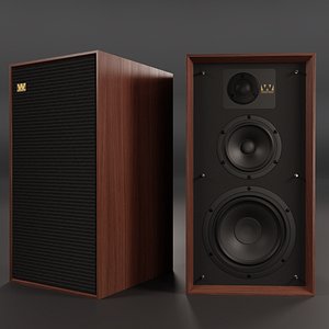 Wharfedale LINTON Heritage Loudspeakers 3D model