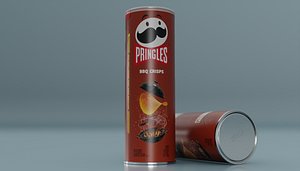 Pringles BBQ Crisps 3D model