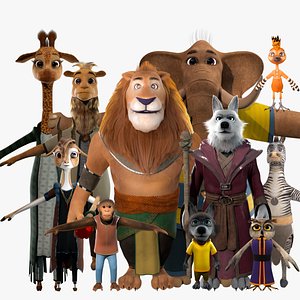 Cartoon Animals NoRig V1
