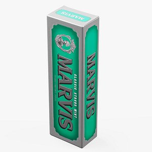Marvis Toothpaste Classic Strong Mint Package 3D model