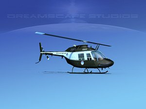 3D rotor oh-58 bell 206