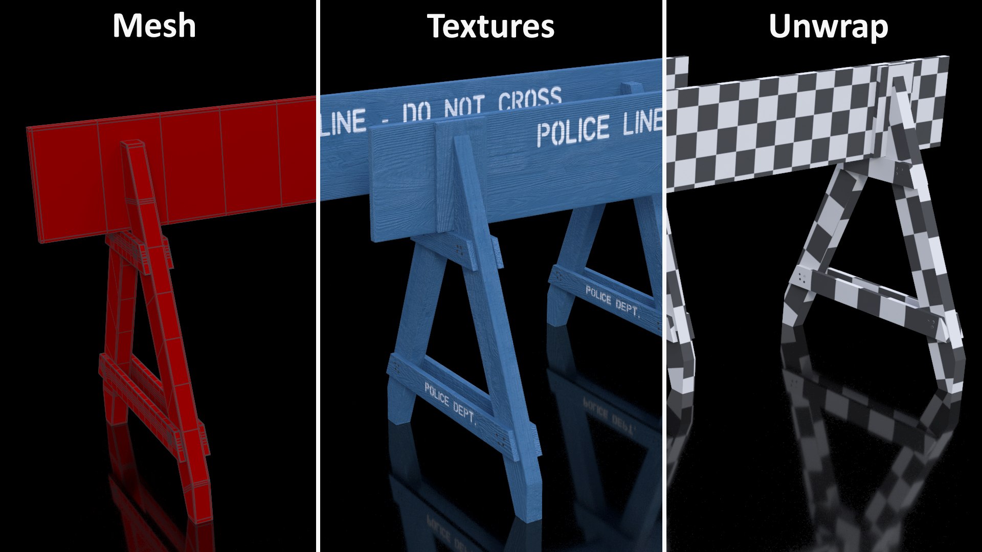 NYPD Police Barricade Barrier 3D model https://p.turbosquid.com/ts-thumb/SE/wr1MqV/jR/nypdpolicebarricadebarrierc4dmodel017/jpg/1719202802/1920x1080/fit_q87/edba16a7fa57546b156dd98f1018170ad97ca062/nypdpolicebarricadebarrierc4dmodel017.jpg