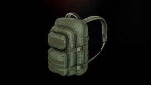 3D tactical backpack model