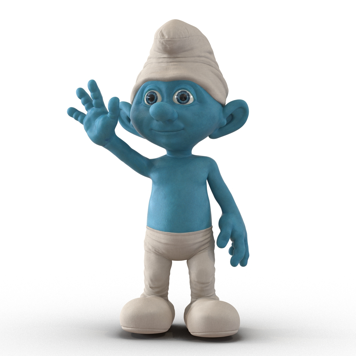 3d smurf rigged model