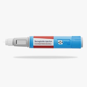 Semaglutide pen 3d model