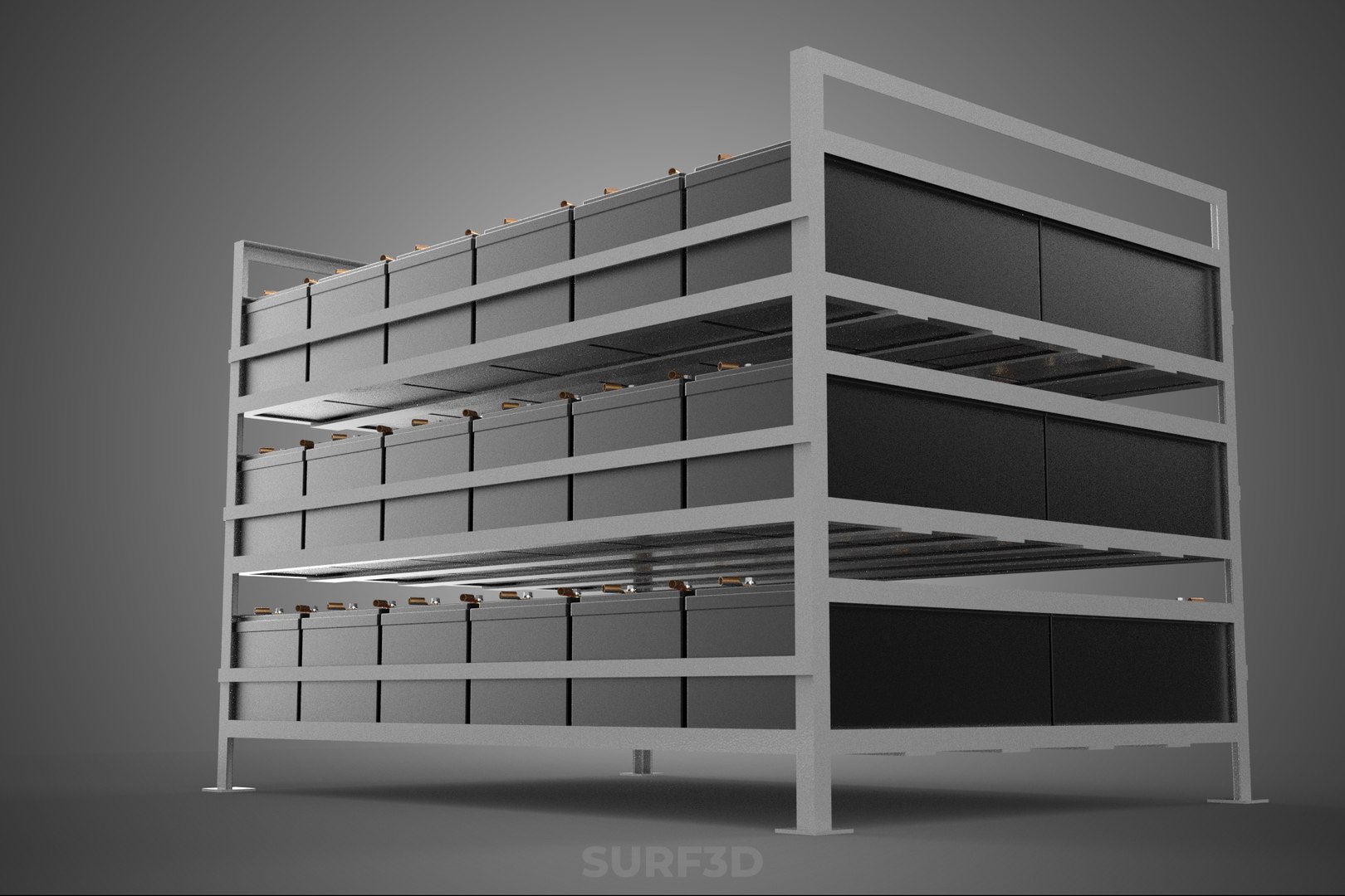 ARRAY BATTERY RACK SYSTEM ENERGY STORAGE PACK BACKUP POWER BANK 3D model https://p.turbosquid.com/ts-thumb/SF/A68Llm/p9/23_636_arraybatteryracksystemenergystoragepackbackuppowerbank/jpg/1756659003/1920x1080/fit_q87/b4ab5c68b84d52940be55179f4ded5eb215f868c/23_636_arraybatteryracksystemenergystoragepackbackuppowerbank.jpg