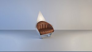 3D Fantasy armchair model
