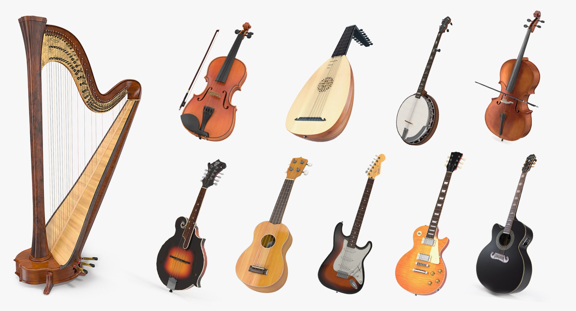 stringed instruments 5 3D model https://p.turbosquid.com/ts-thumb/SF/DgL4DL/YaOQ1exu/stringedinstrumentscollection53dmodel002/jpg/1584155364/1920x1080/fit_q87/da59844031ce6cd10148cda667dfbdb04273a634/stringedinstrumentscollection53dmodel002.jpg