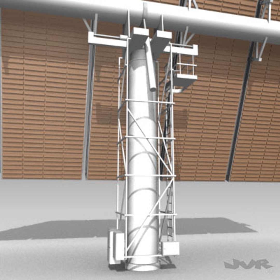 3d Model Solar Tower