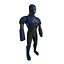 Cyborg Knight - Personaggio RPG / FPS Low Poly con armatura e animazione