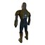 Cyborg Knight - Personaggio RPG / FPS Low Poly con armatura e animazione