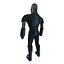 Cyborg Knight - Personaggio RPG / FPS Low Poly con armatura e animazione