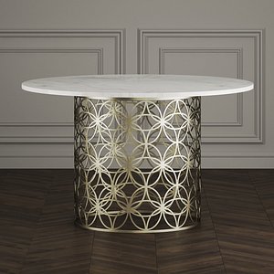 omega dining table 3D model