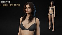 Realistic Female Base Mesh