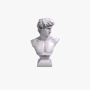 David Bust Sculpture 3D Printable STL File model