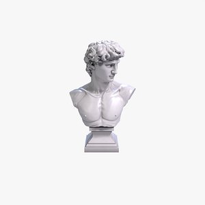 David Bust Sculpture 3D Printable STL File