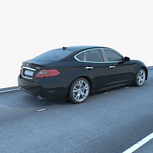 3D Sedan Car 3D model