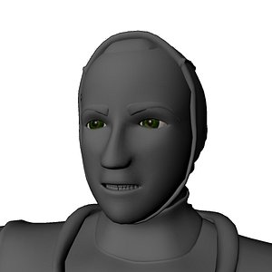 rigged medieval character 3d obj