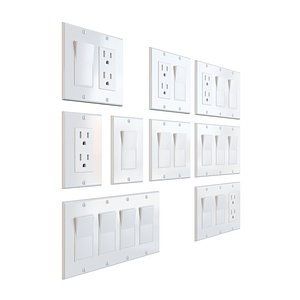 US Electrical Outlet and Light Switches